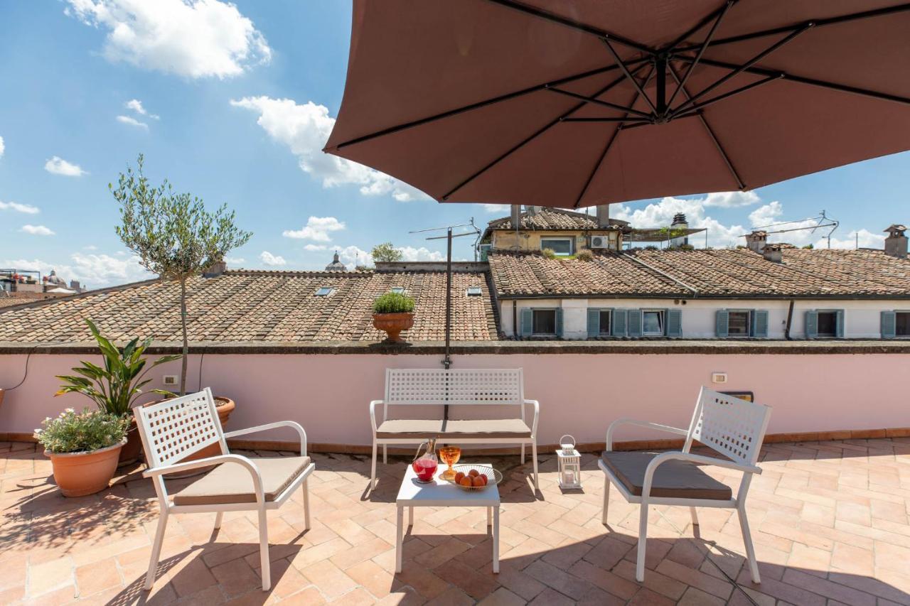 Ferienwohnung Iflat Penthouse In Campo De' Fiori Rom Exterior foto