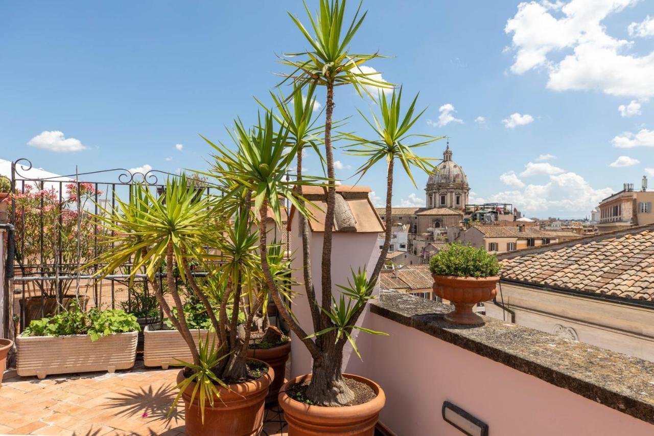 Ferienwohnung Iflat Penthouse In Campo De' Fiori Rom Exterior foto