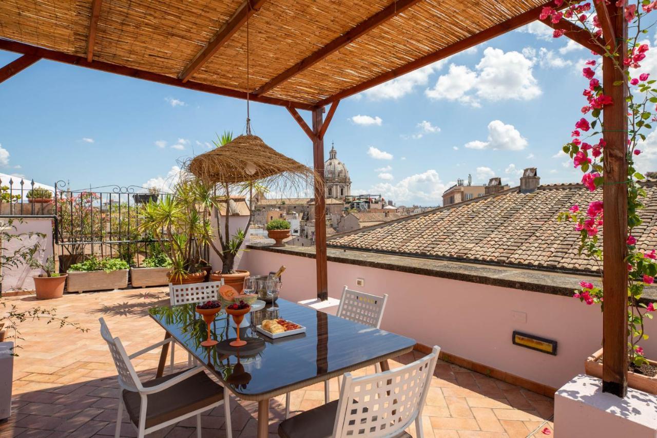 Ferienwohnung Iflat Penthouse In Campo De' Fiori Rom Exterior foto