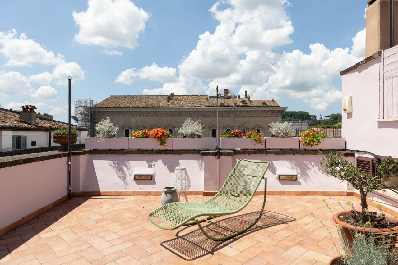 Ferienwohnung Iflat Penthouse In Campo De' Fiori Rom Exterior foto