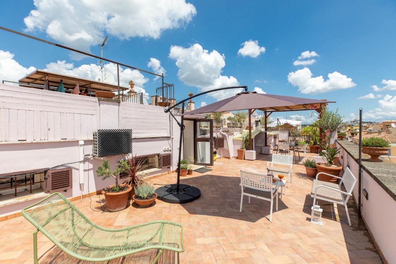 Ferienwohnung Iflat Penthouse In Campo De' Fiori Rom Exterior foto