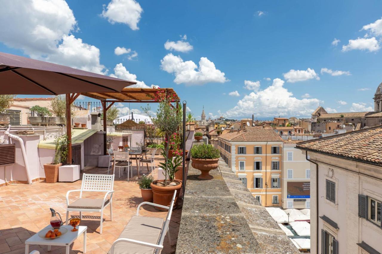 Ferienwohnung Iflat Penthouse In Campo De' Fiori Rom Exterior foto