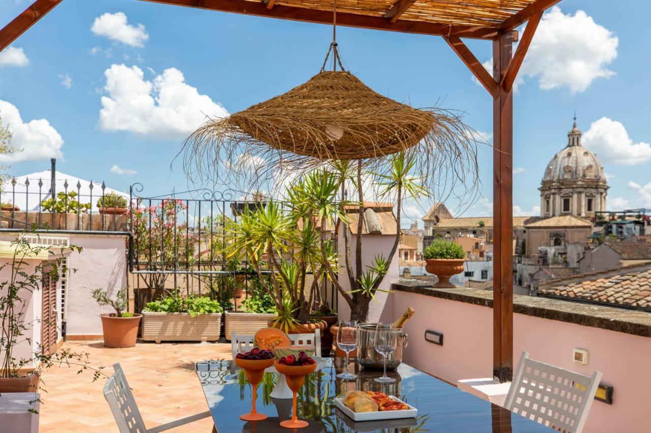 Ferienwohnung Iflat Penthouse In Campo De' Fiori Rom Exterior foto
