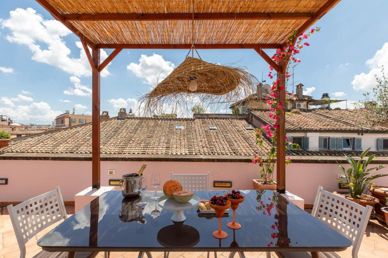 Ferienwohnung Iflat Penthouse In Campo De' Fiori Rom Exterior foto