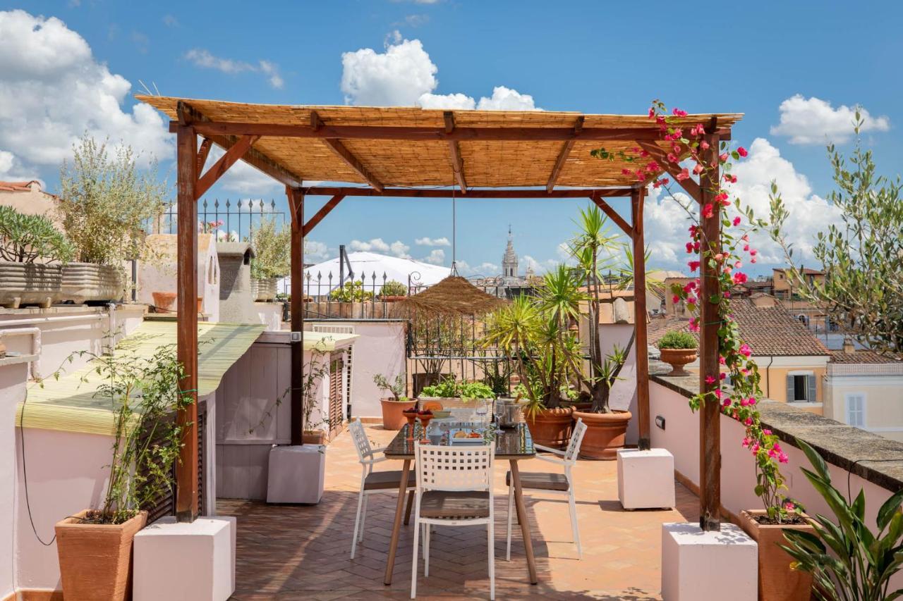 Ferienwohnung Iflat Penthouse In Campo De' Fiori Rom Exterior foto